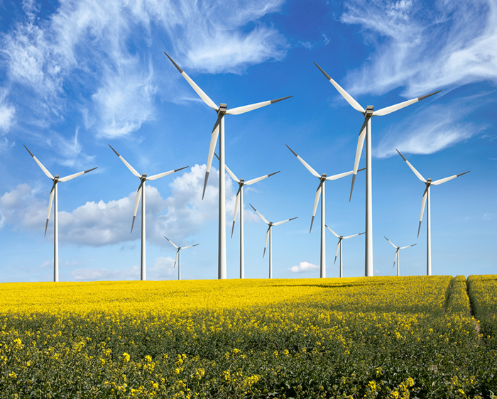 Wind Energy generated using Wind Turbines